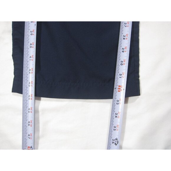 Y2K Vtg Nike Team Track Pants Navy Blue Women's XXL Windbreaker Active (MP534) - Picture 5 of 7